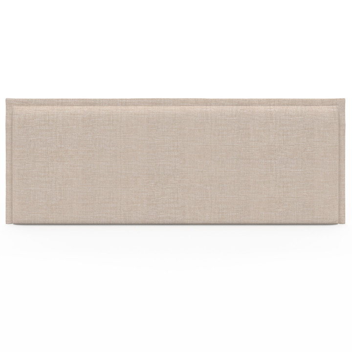 Hang-hoofdbord ALHYA 160 cm in beige linnen stof