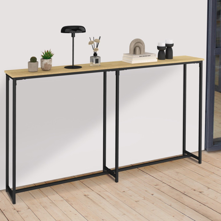 Fin de sofá consola mesa de diseño industrial - DETROIT | ID Market