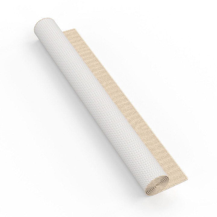 Alfombra interior rectangular con dibujo circular beige 120 x 170 cm - JADA | ID Market