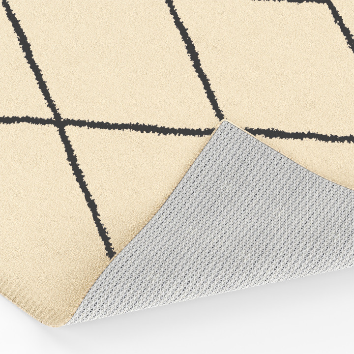 Alfombra rectangular con motivo bereber 120 x 170 cm - CASA | ID Market