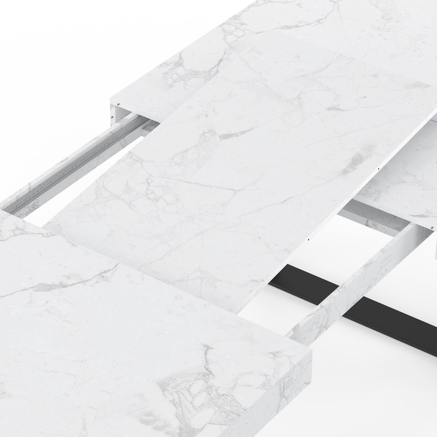 Tavolo Da Giardino Tavolino Da Balcone Tavolo Pieghevole In Resina 183x76x72cm Metallo Richiudibile A Valigetta Bianco Tavolo Da Esterno - Foto 3