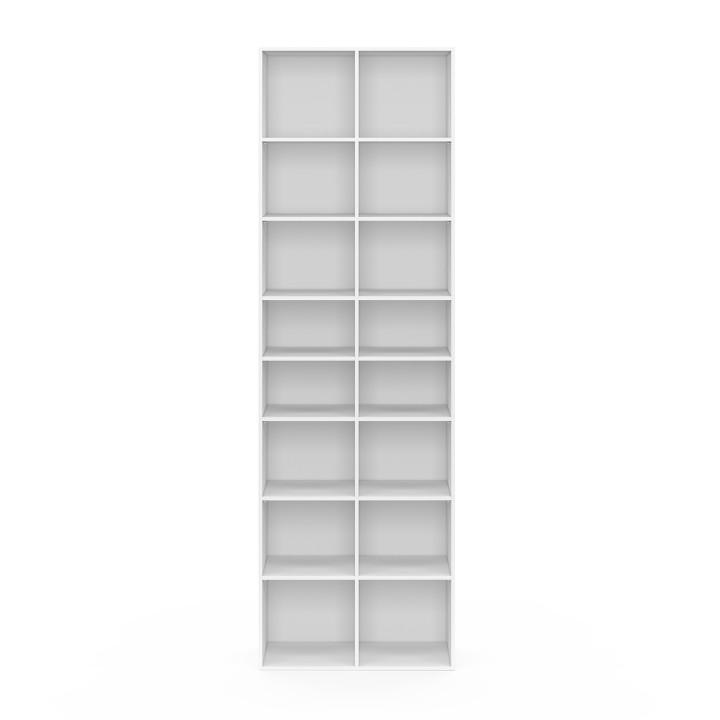 Etagère à chaussures 16 emplacements blanc