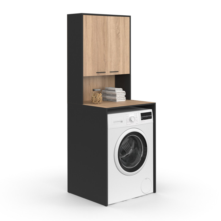 Armario superior para lavadora con armario - WALLIS | IDMarket