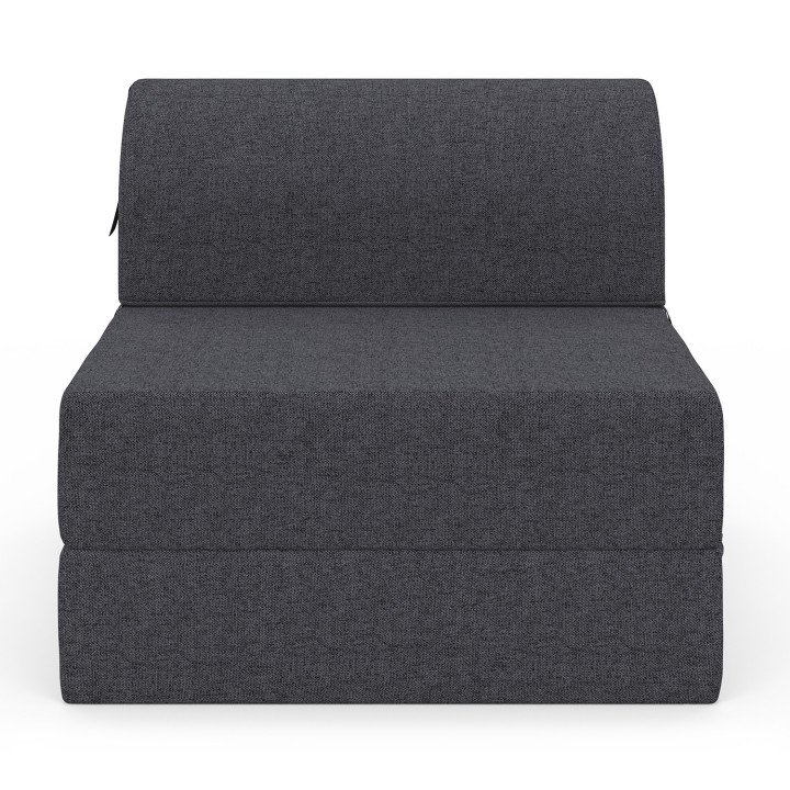 Sofá cama de tela gris marengo - PALOMA | ID Market