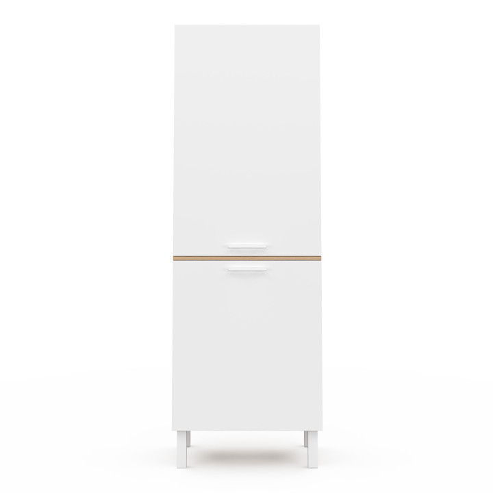 ¡Columna de cocina haya y blanco 60 cm - CINA | Zen Cart! IDMarket