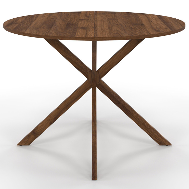 Mesa de comedor rectangular 160 cm 8 personas pata de araña blanca tablero efecto mármol blanco - ALIX | La colección ALIX IDMar