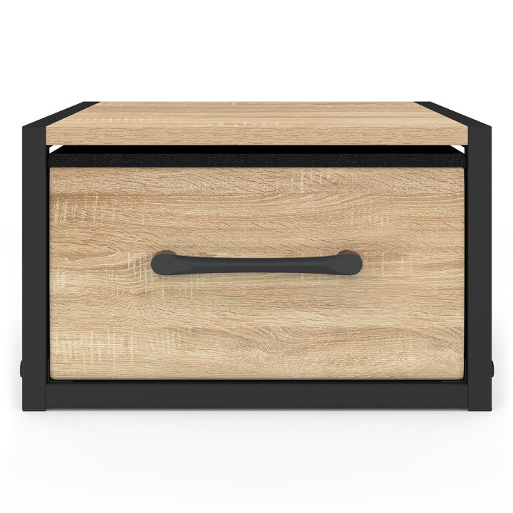 Mesillas de noche murales industriales con cajones - UTAH | IDMarket