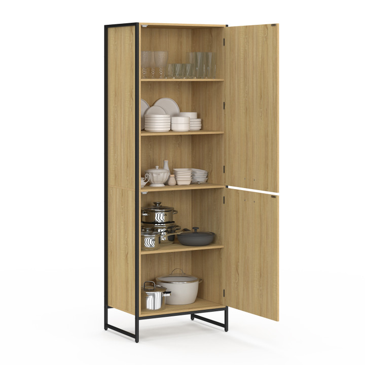 Columna de cocina industrial con puertas de diseño - DETROIT | IDMarket