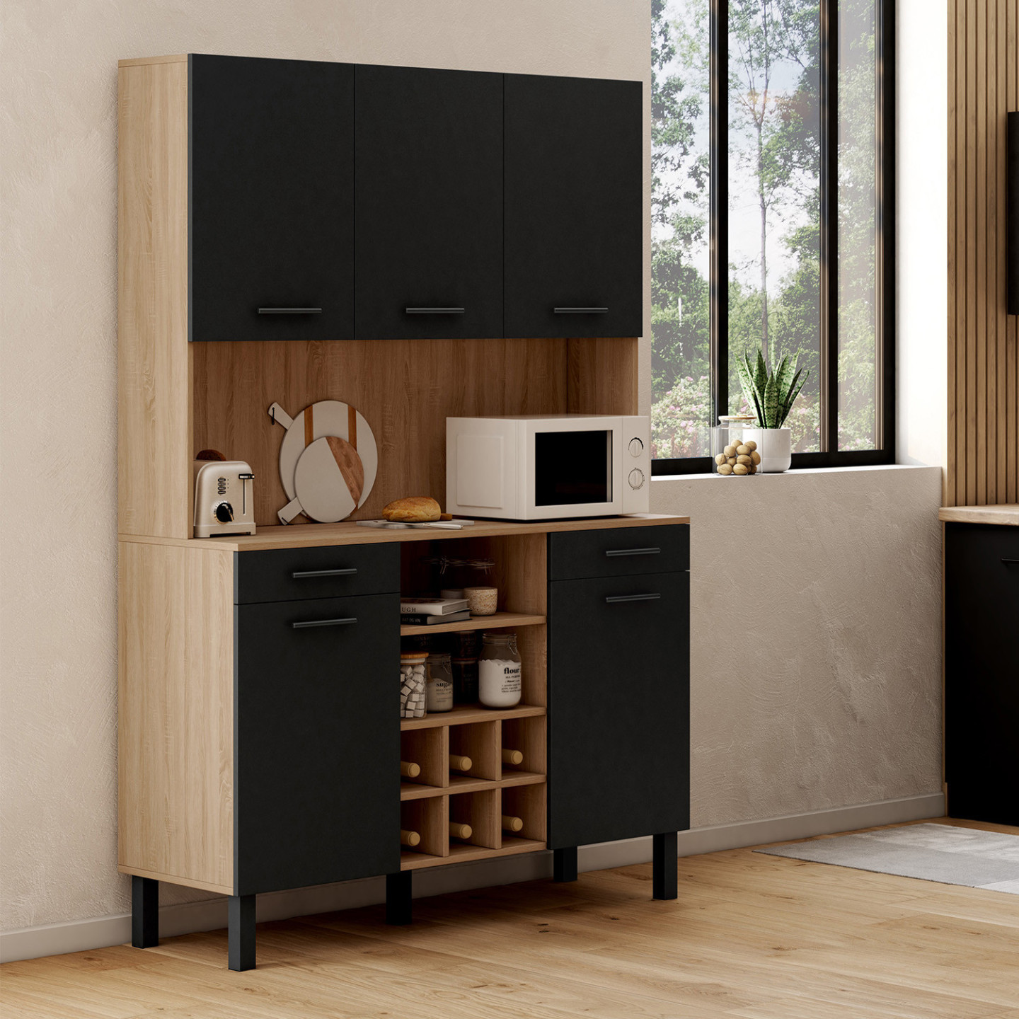 Mini World – Set De Cuisine Miniature Avec Four, Micro-ondes, Frigo, Distributeur De Glaçons Et 5 Boules Surprises – Dès 6 Ans