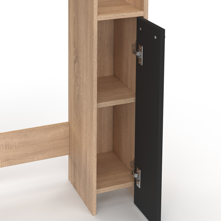 Mueble de haya y negro con encimera de WC - WALLIS | La gama WALLIS IDMarket