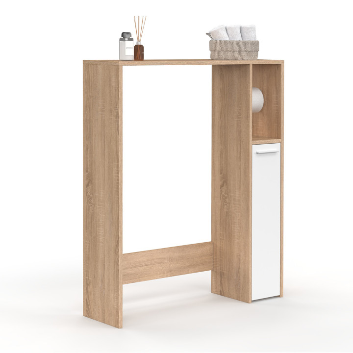 Mueble alto de haya y blanco con armario - WALLIS | The WALLIS Group IDMarket