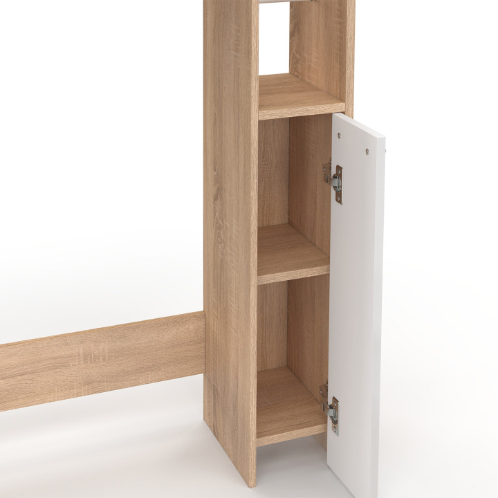 Mueble alto de haya y blanco con armario - WALLIS | The WALLIS Group IDMarket