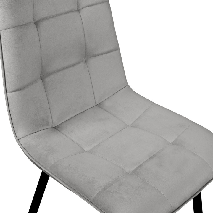 Set van 6 pastel gemixte stoelen - MILA | IDMarket