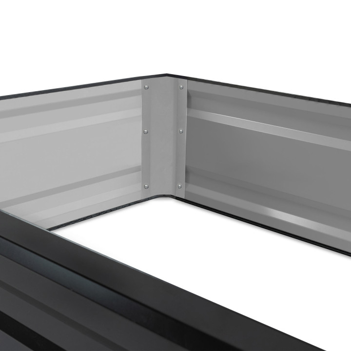 Huerto de metal gris barato - set de 2 | ID Market