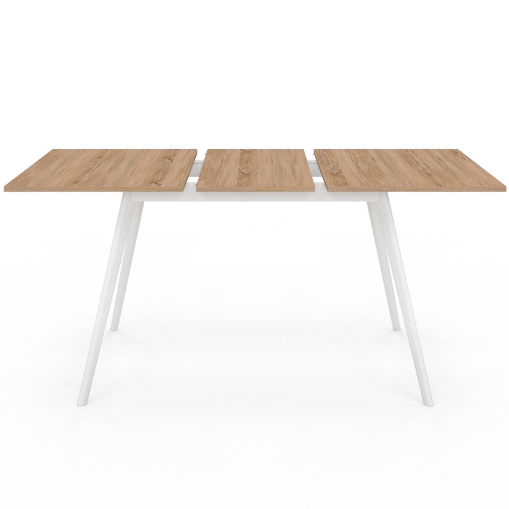 Mesa de madera extensible escandinava para 8 personas | ID Market