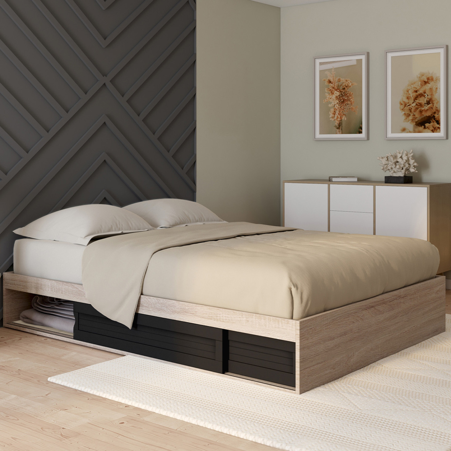 Sommier Rangement 140x190null