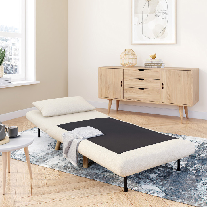 Sillón convertible en cama individual 80x190 cm - ROMEO | IdMarket