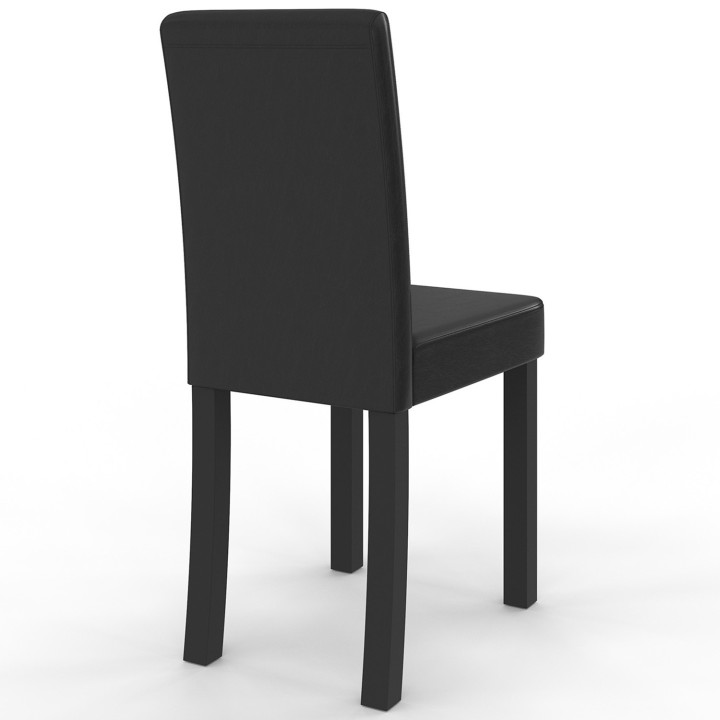 Sillas de comedor negras baratas x6 - Hannah | ID Market