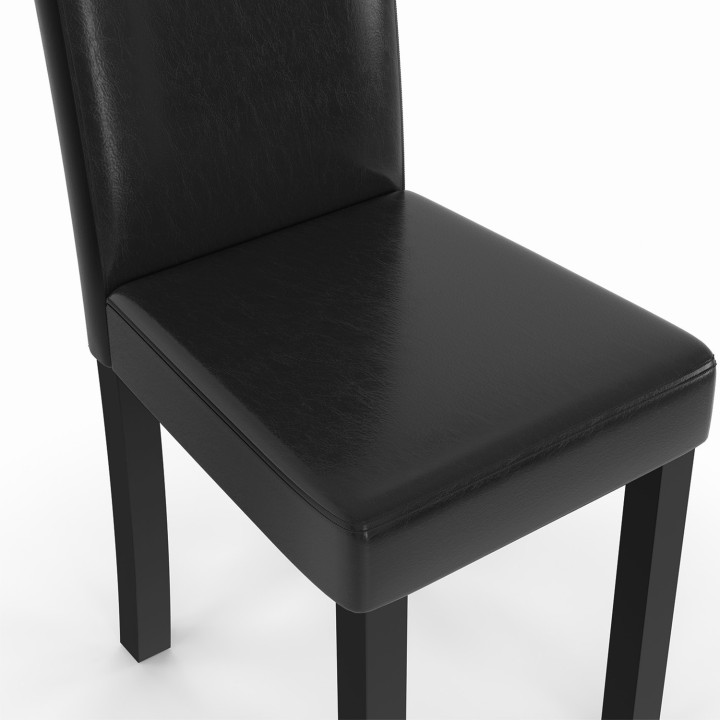 Sillas de comedor negras baratas x6 - Hannah | ID Market