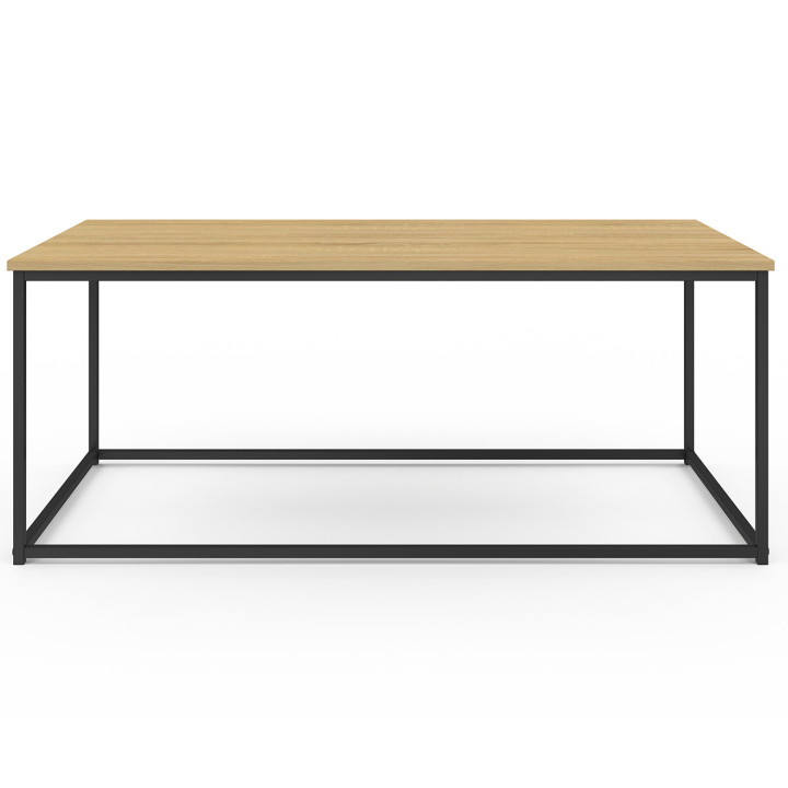 DETROIT mesa de centro diseño industrial madera y metal | ID Market