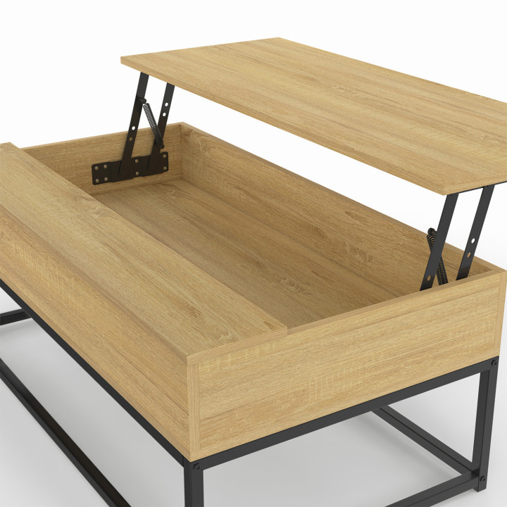 Mesa de centro industrial elevable - DETROIT | ID Market