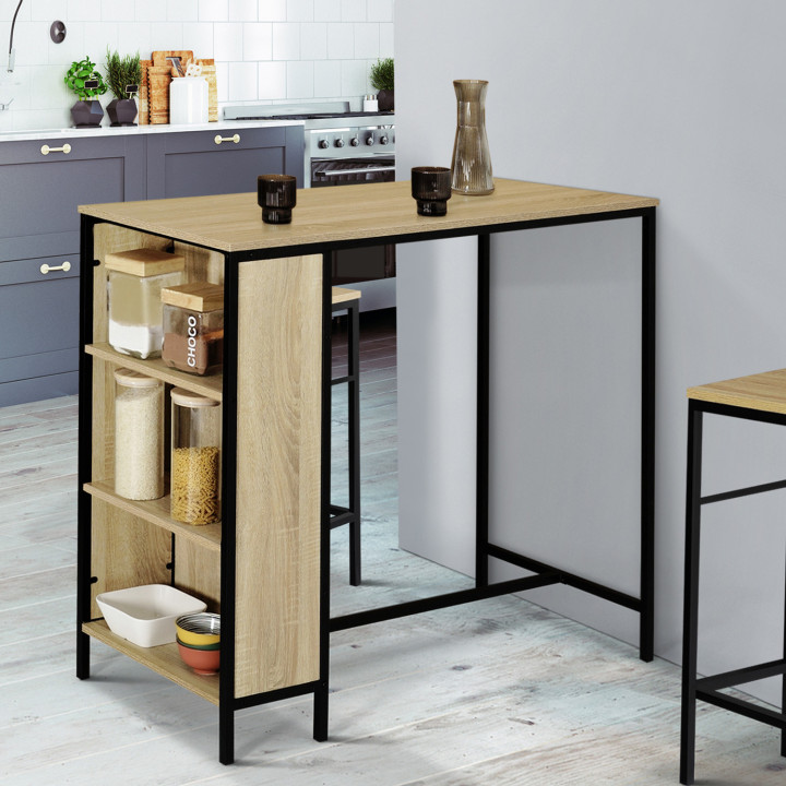 Mesa alta con taburetes para 2 personas - DETROIT | ID Market