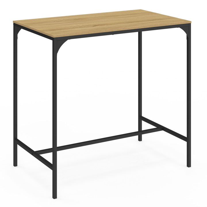 Mesa alta industrial y 4 taburetes - DETROIT | ID Market