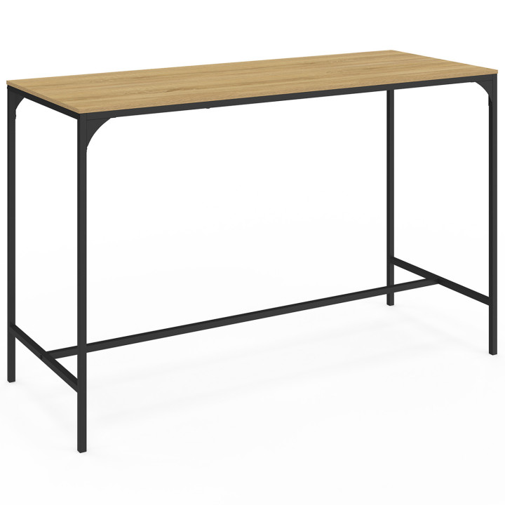 Mesa alta de bar de diseño industrial con 6 sillas - DETROIT | IDMarket