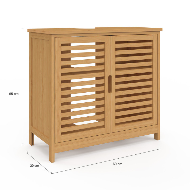 Mueble de baño de bambú | ID Market