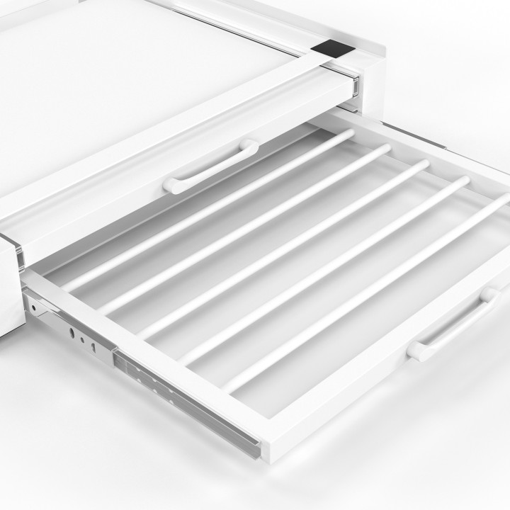 Kit apilable universal para lavadora y secadora con estante y secadora | IdMarket