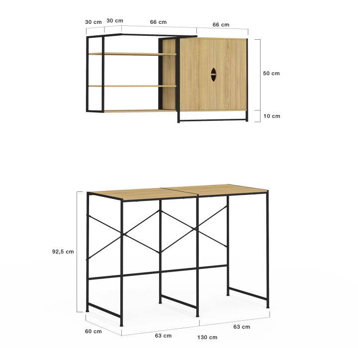 Conjunto de lavadora y secadora de diseño industrial - DETROIT | IdMarket