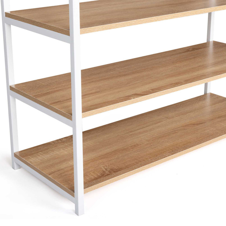 Cómoda blanca estilo industrial 100 cm - DETROIT | ID Market