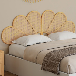 ¡Cabecero suspendido efecto ratán y caña 160 cm - IVY | Zen Cart! IDMarket