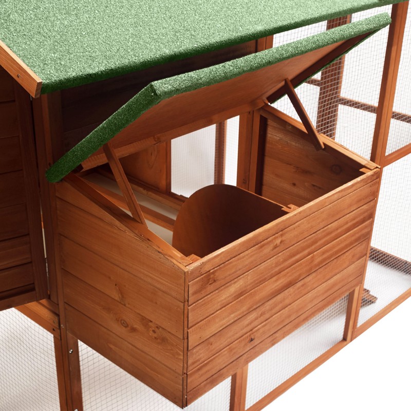 poulailler voliere duplex xxl en bois