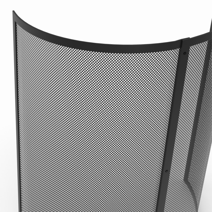 Rejilla de protección contra incendios de 1 panel para estufas y chimeneas | IdMarket