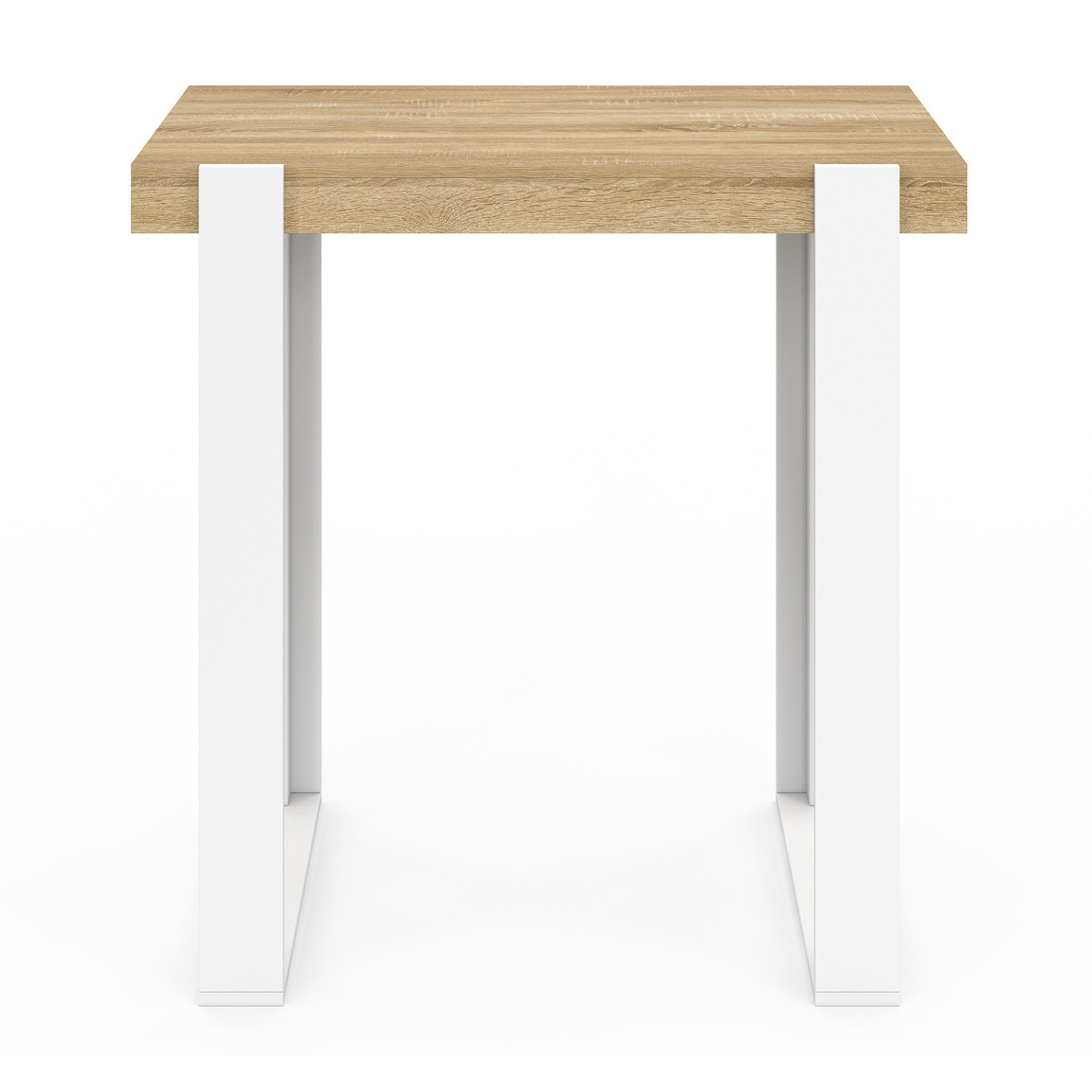 Stehsammler weiß und Holz für die Küche 90 cm - PHOENIX
