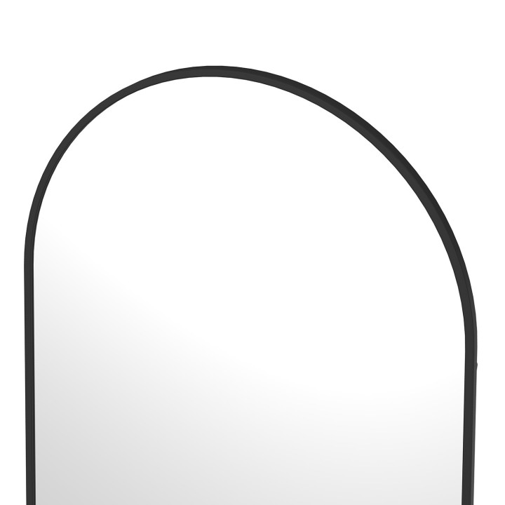 Zwarte contour spiegel 160 x 40 cm | IdMarket