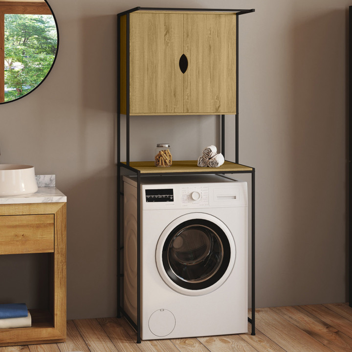 Opbergruimte boven industriële wasmachine - DETROIT | IDMarket