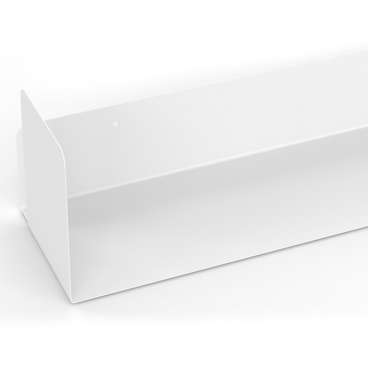 Juego de 4 estantes 60x15 cm para libros blancos - METRA | IdMarket