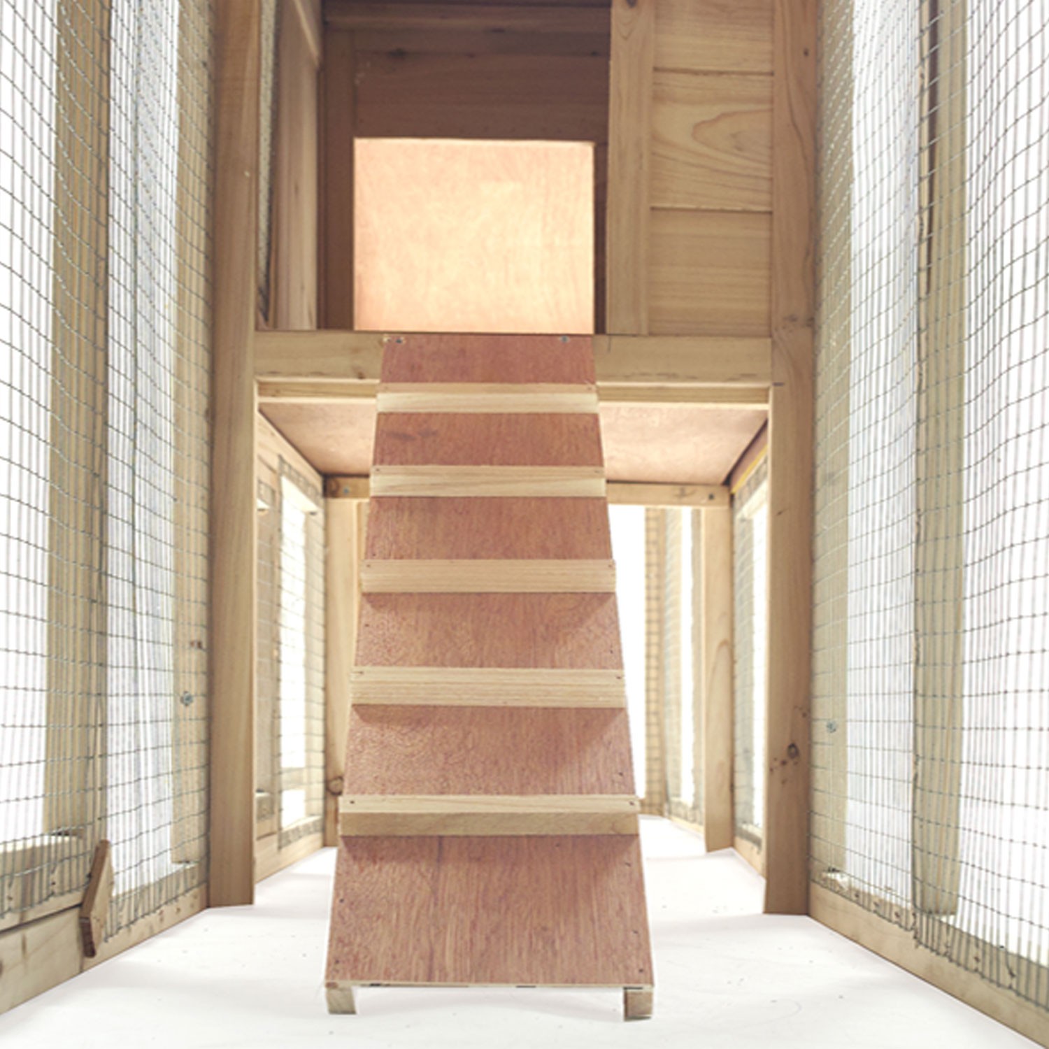 Poulailler Luxe Xxl Clapier En Bois Avec Pondoir Idmarket