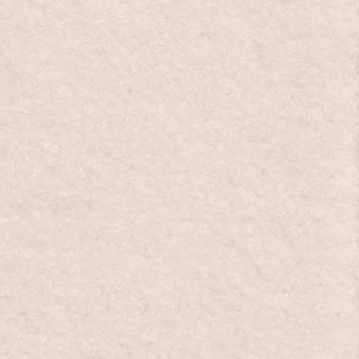 Fauteuil convertible ROMEO lit d'appoint 1 place 80x190 cm bouclette blanc