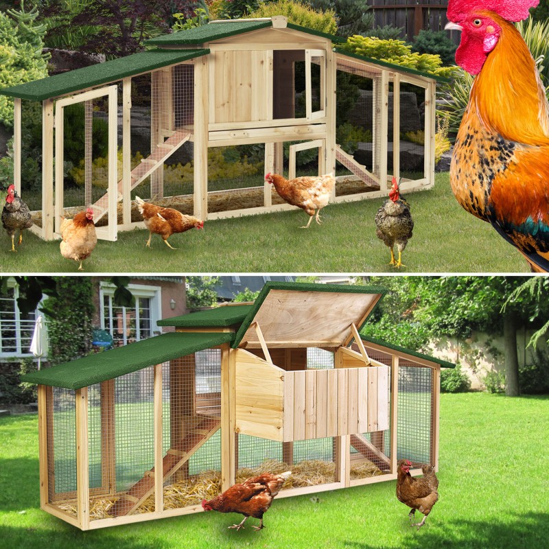 Poulailler Xxl Pas Cher 4 Ou 5 Poules En Bois Avec Pondoir Id Market