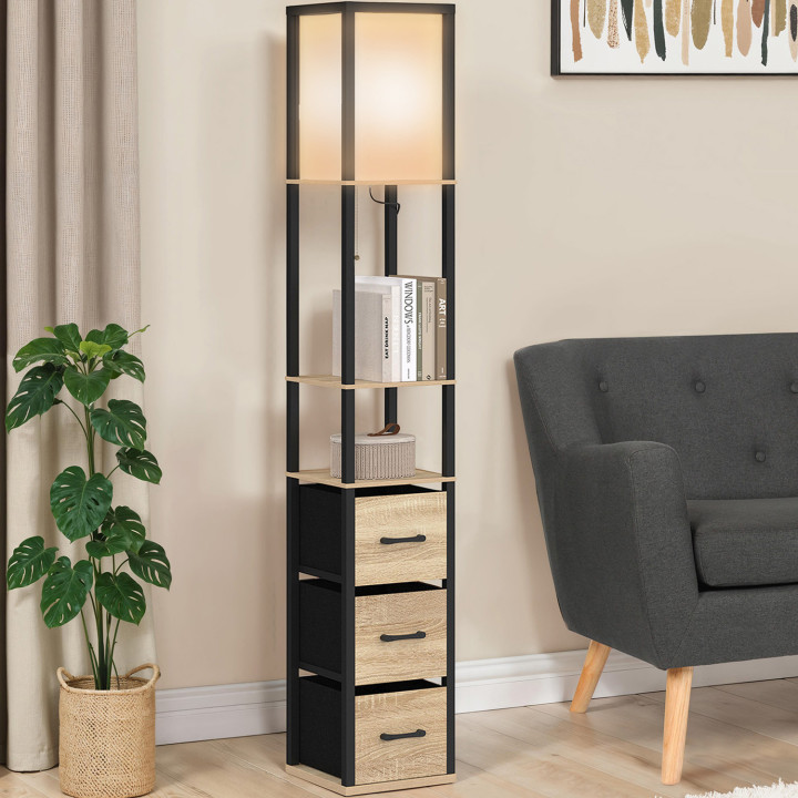 Mesa de comedor rectangular extensible 6-12 personas lamas de madera color roble 160-240 cm - JULIETTE | IdMarket