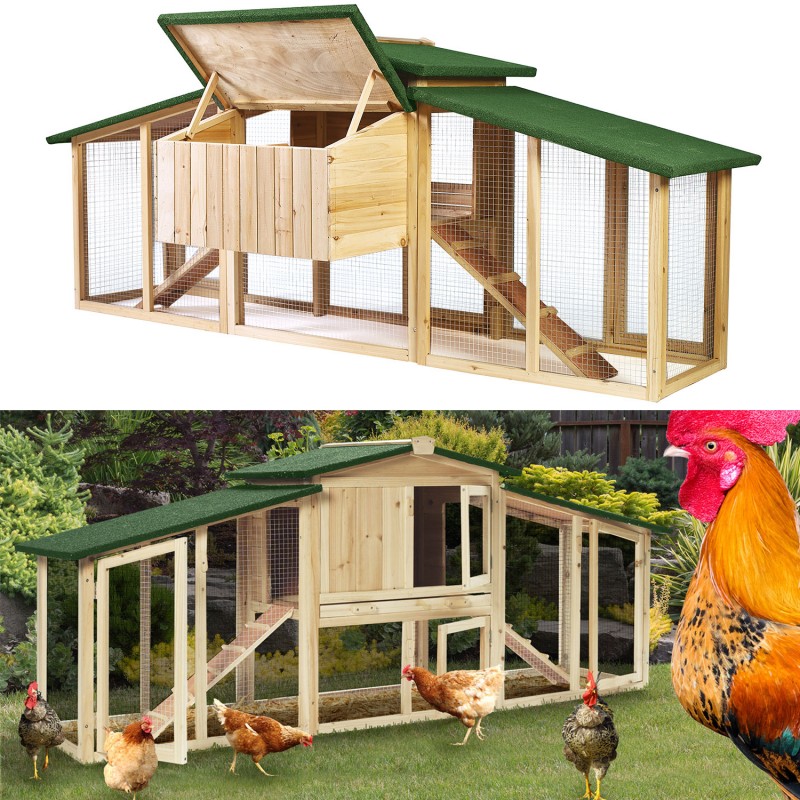 Poulailler Xxl Pas Cher 4 Ou 5 Poules En Bois Avec Pondoir Id Market