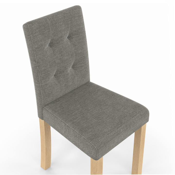 Grijze Scandinavische stoelen - gewatteerd - POLGA | ID Market