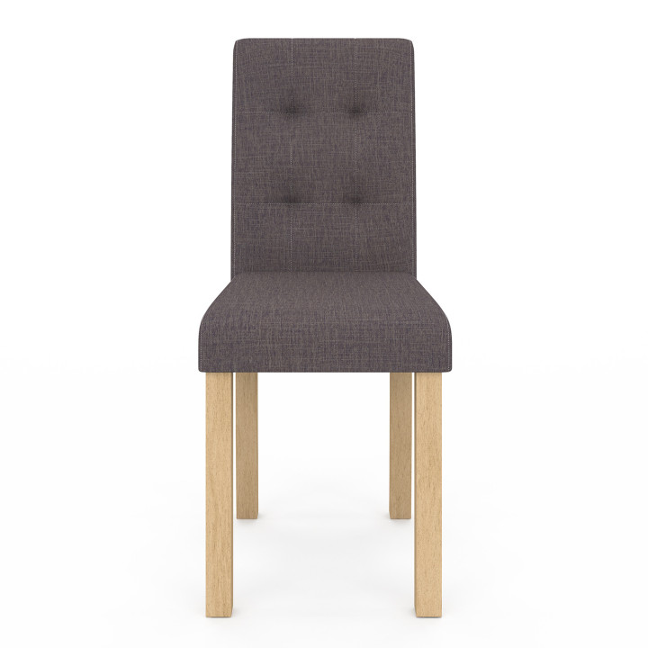 Set van 4 donkergrijze Scandinavische stoelen | ID Market