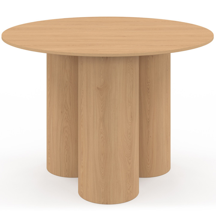 ELOISE 6-persoons ronde eettafel, beuken 110 cm