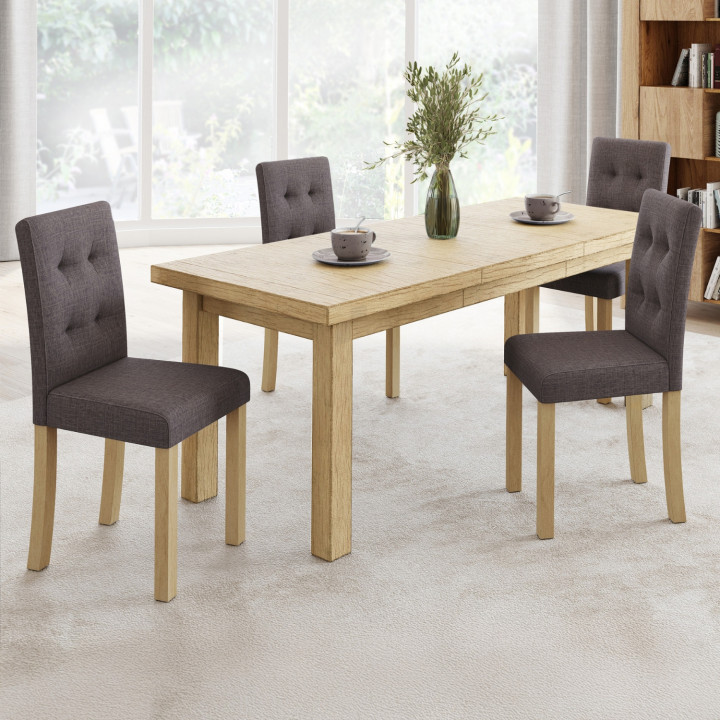 Sedie scandinave grigio scuro : venduto 4 per 4 | ID Market