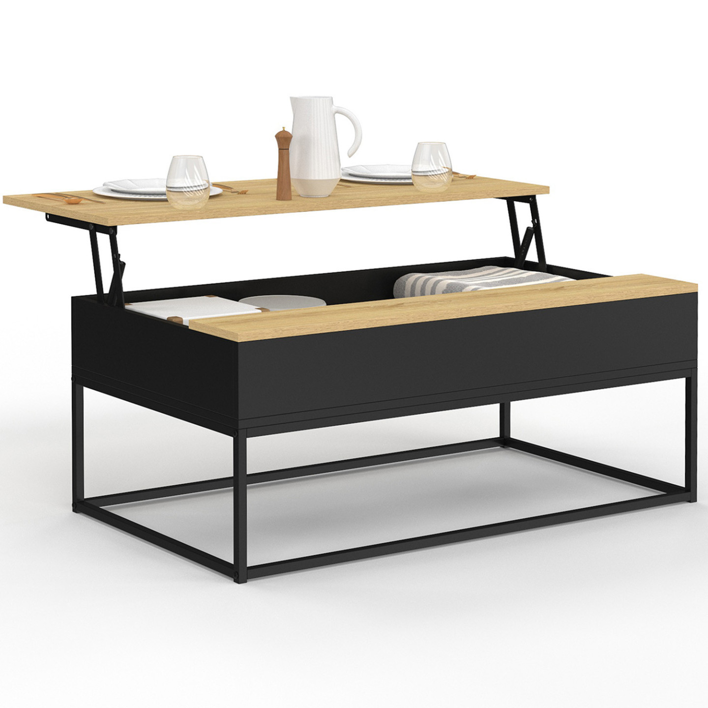 Table Basse Relevable Industrielle