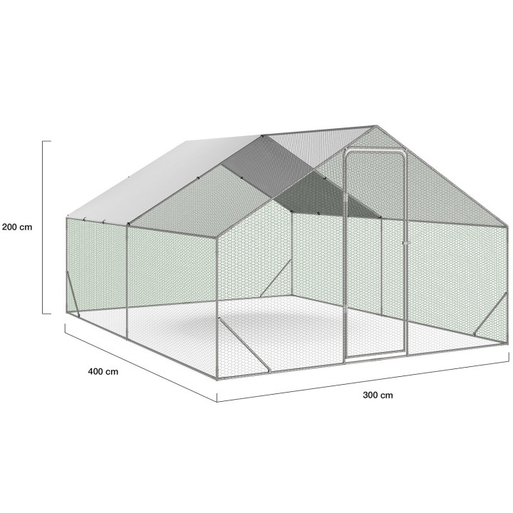 Pollaio all'aperto, recinto per polli | ID Market